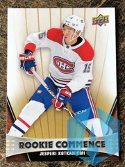 2018-19 Upper Deck Rookie Commence Jesperi Kotkaniemi #RC-JK